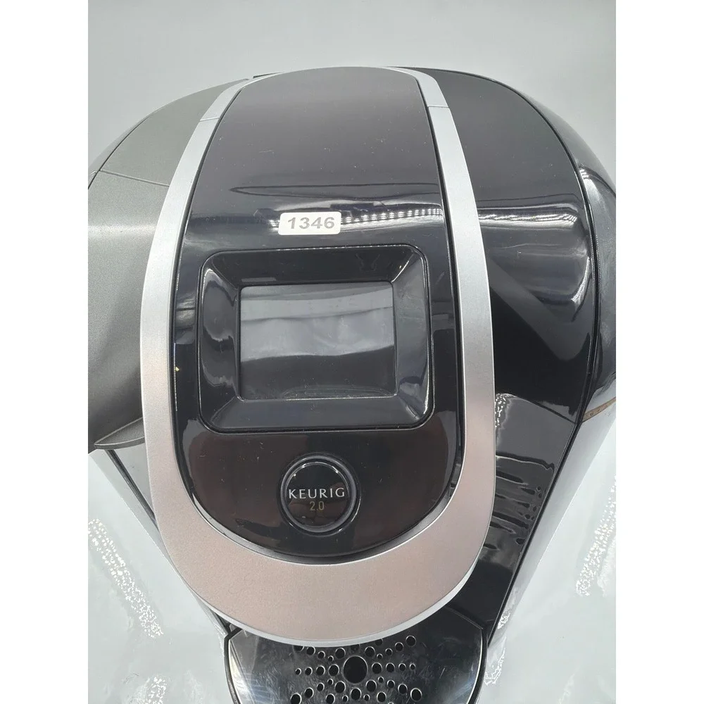 Keurig 2.0 K200 Single Serve Coffee Maker Black Silver K-Cup Pod Brewer